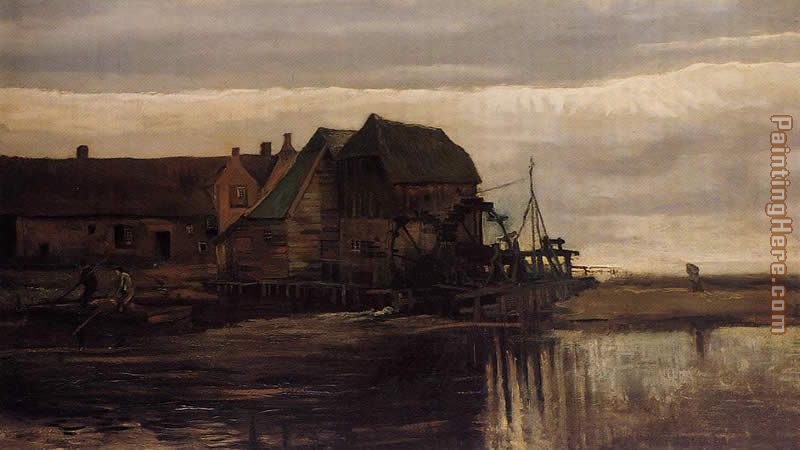 Watermill at Gennep painting - Vincent van Gogh Watermill at Gennep art painting